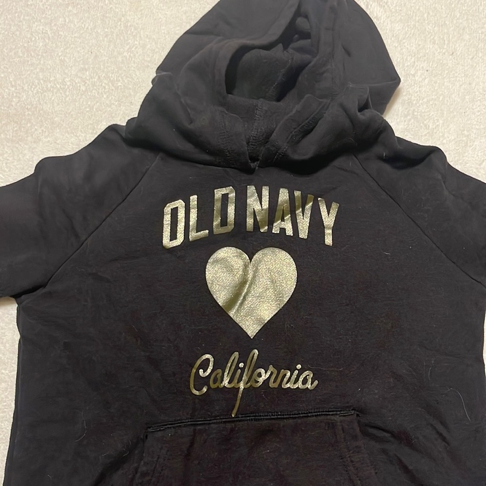 Hoodie - black & dark gold